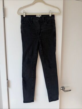 Madewell Black Skinny High-Rise Jeans